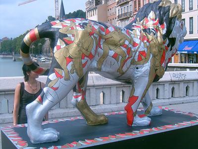 Lion du Pont Bonaparte (Lyon, 24 Juillet 2004)